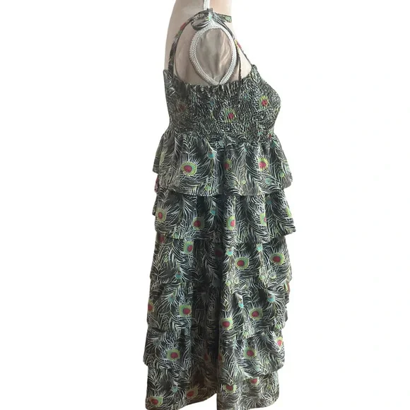 Liberty of London for Target Ruffled Peacock Sundress Size XS - Picture 3 of 9